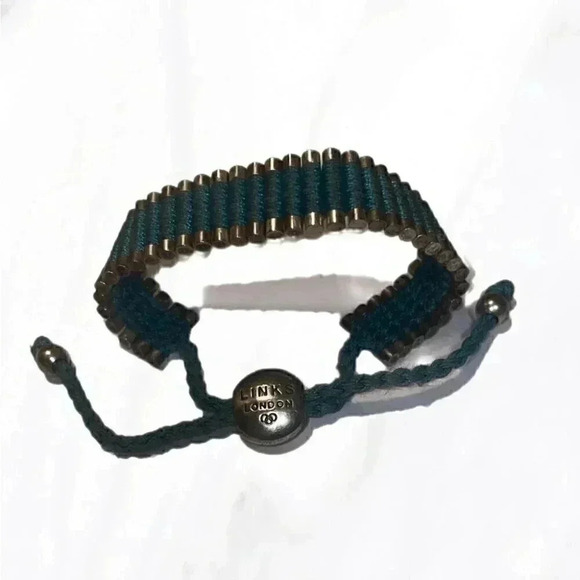 Authentic Links of London casual statement unisex blue friendship bracelet OS - Picture 2 of 4